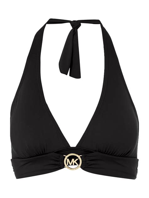 michael kors black halter top|Michael Michael Kors Halter Tankini Top, Created for Macy's.